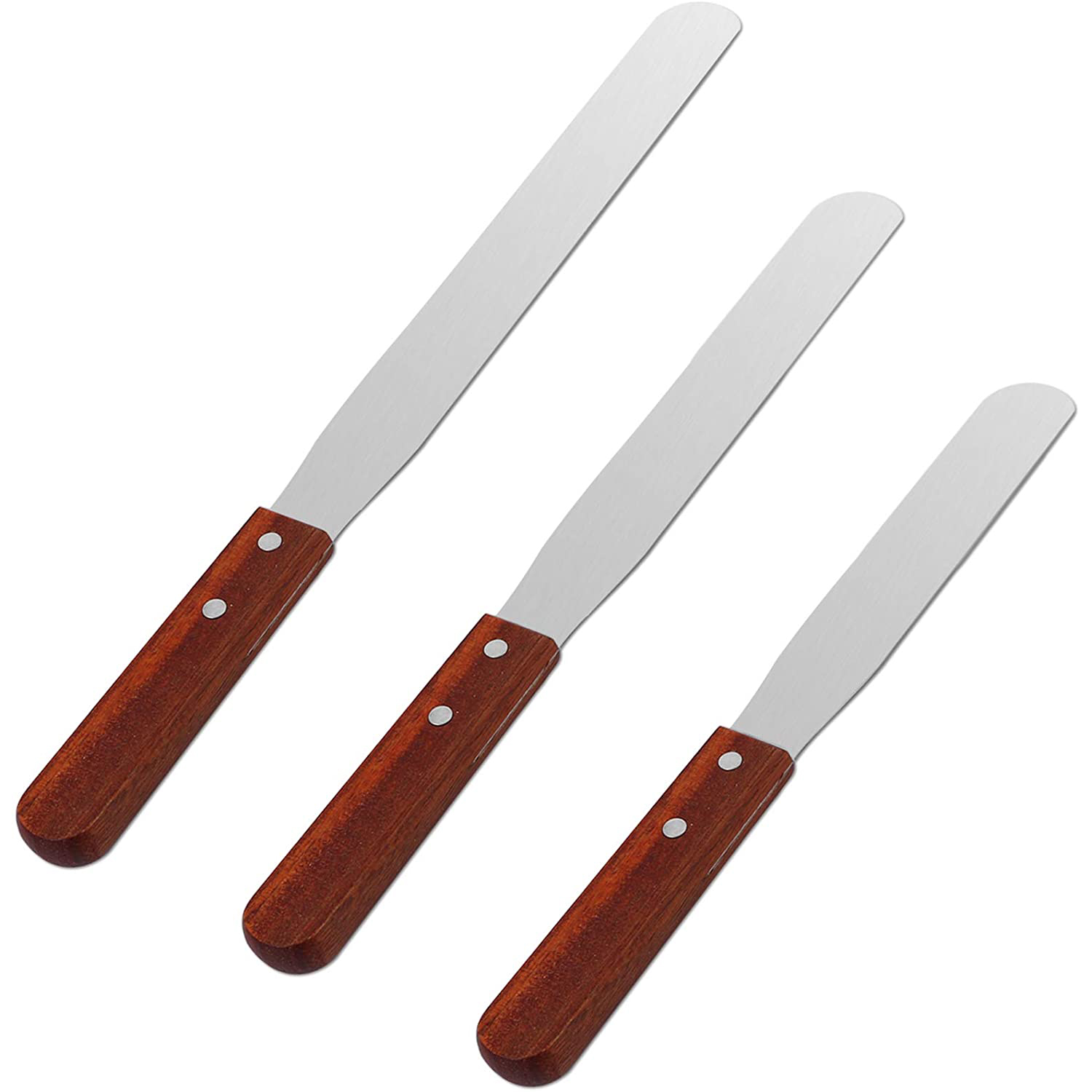 AY-BKG1058 straight spatula with wooden handle