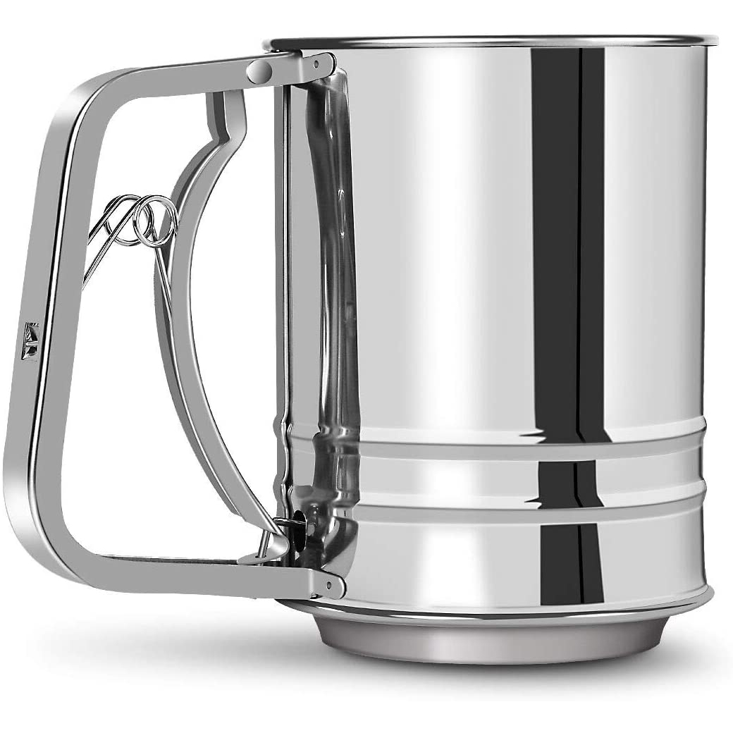 AY-BKG1077B 3 cups squeeze  flour sifter