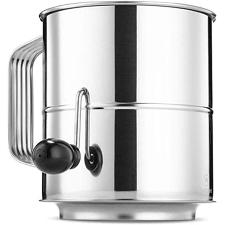 AY-BKG3056 8 cups hand crank flour sifter