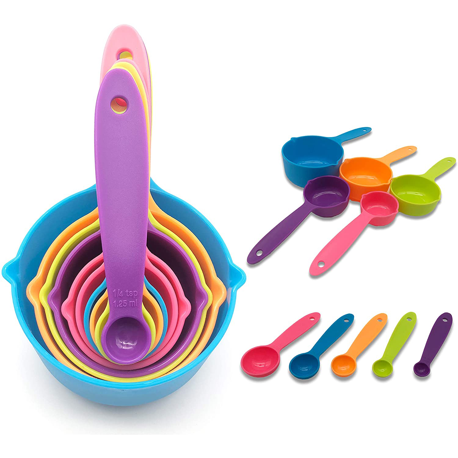 AY-BKM1070 10 pcs measuring cups and spoons set