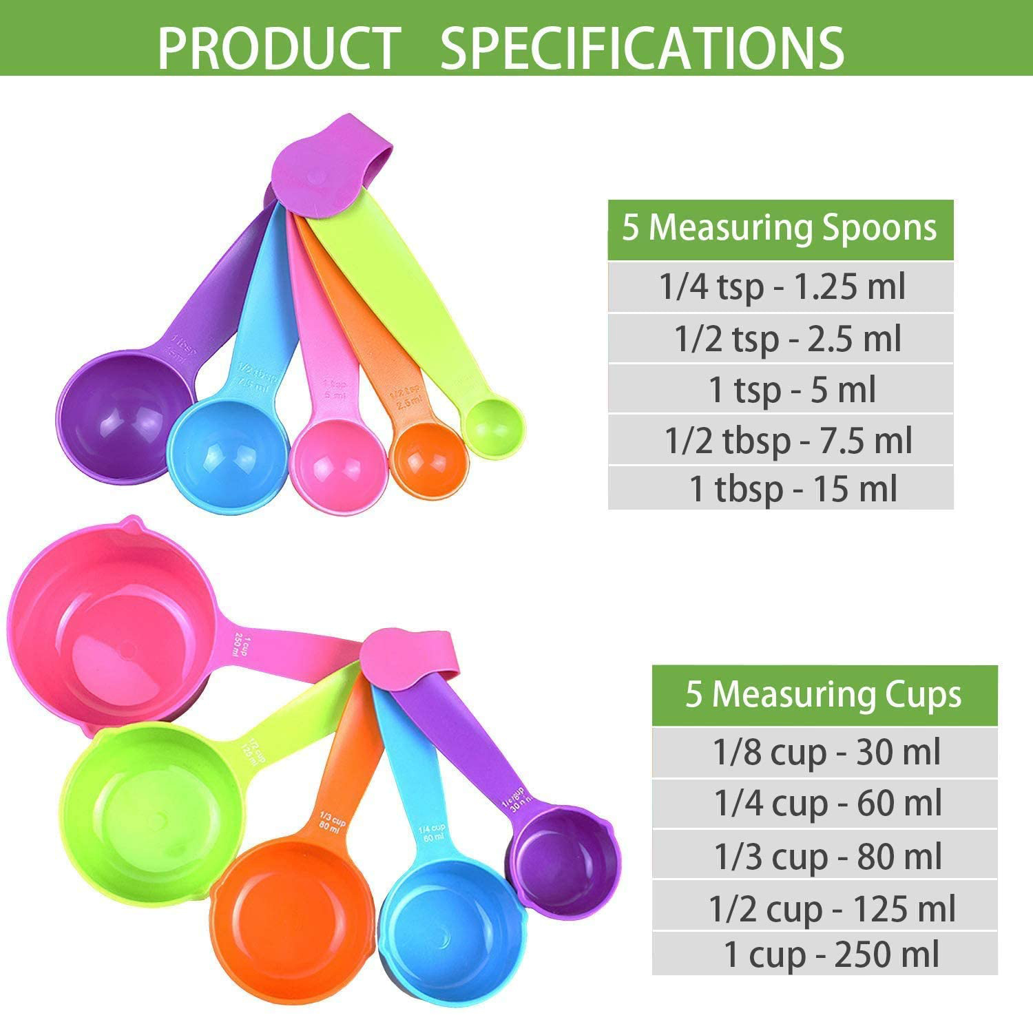 AY-BKM1080 measuring spoons and cups set