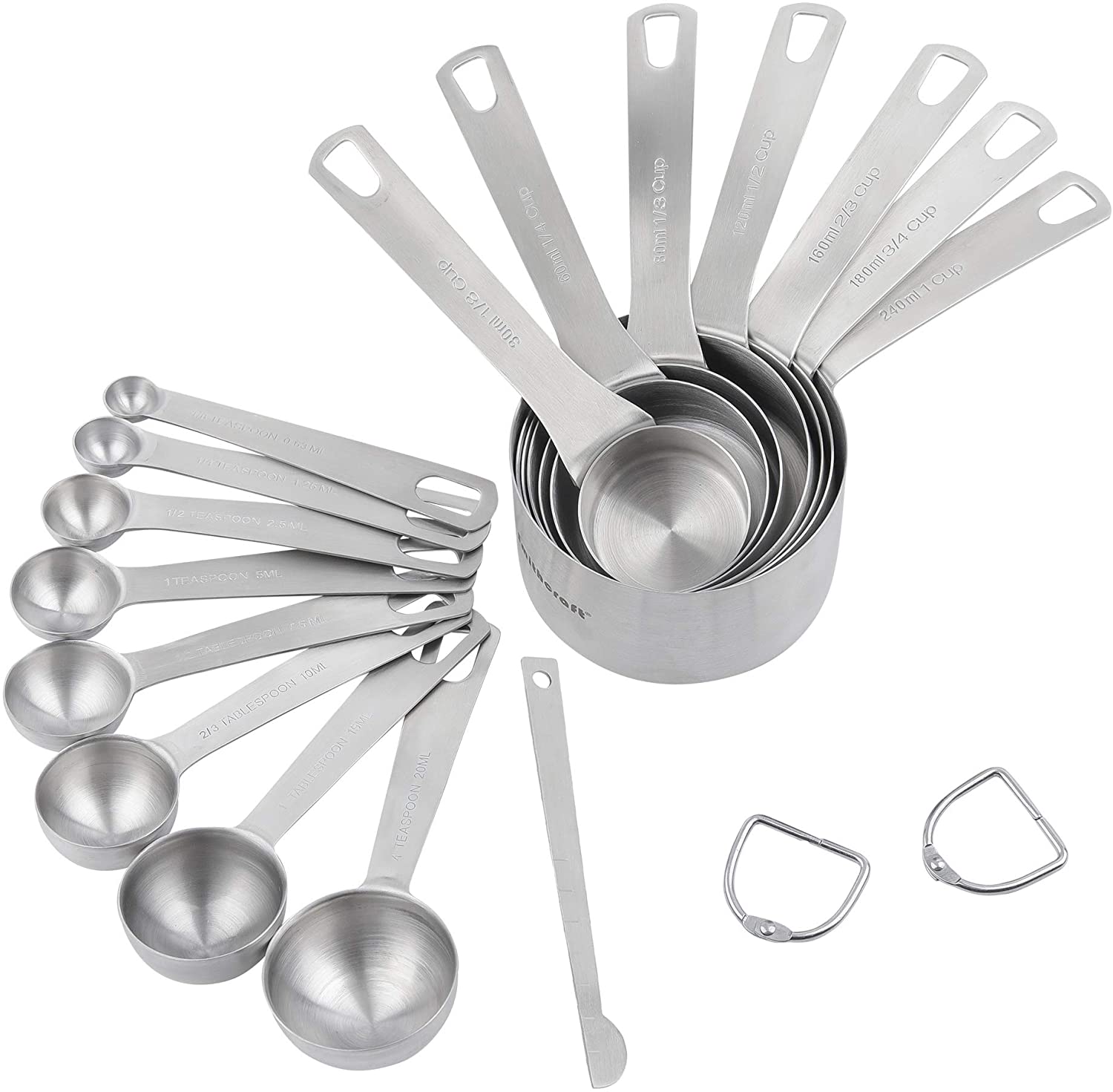 AY-BKM2035 14 pcs measuring spoons and cups set