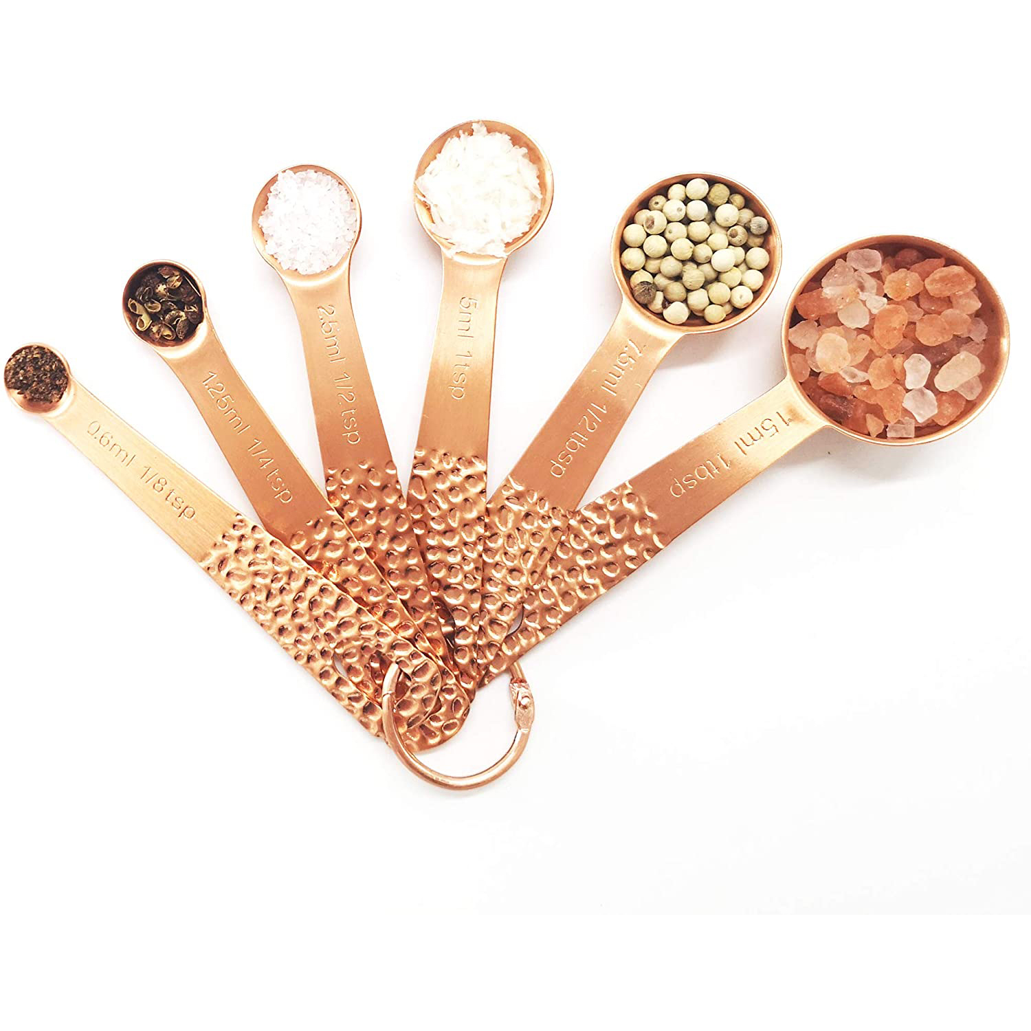 AY-BKM2040 rosegold measuring spoons set
