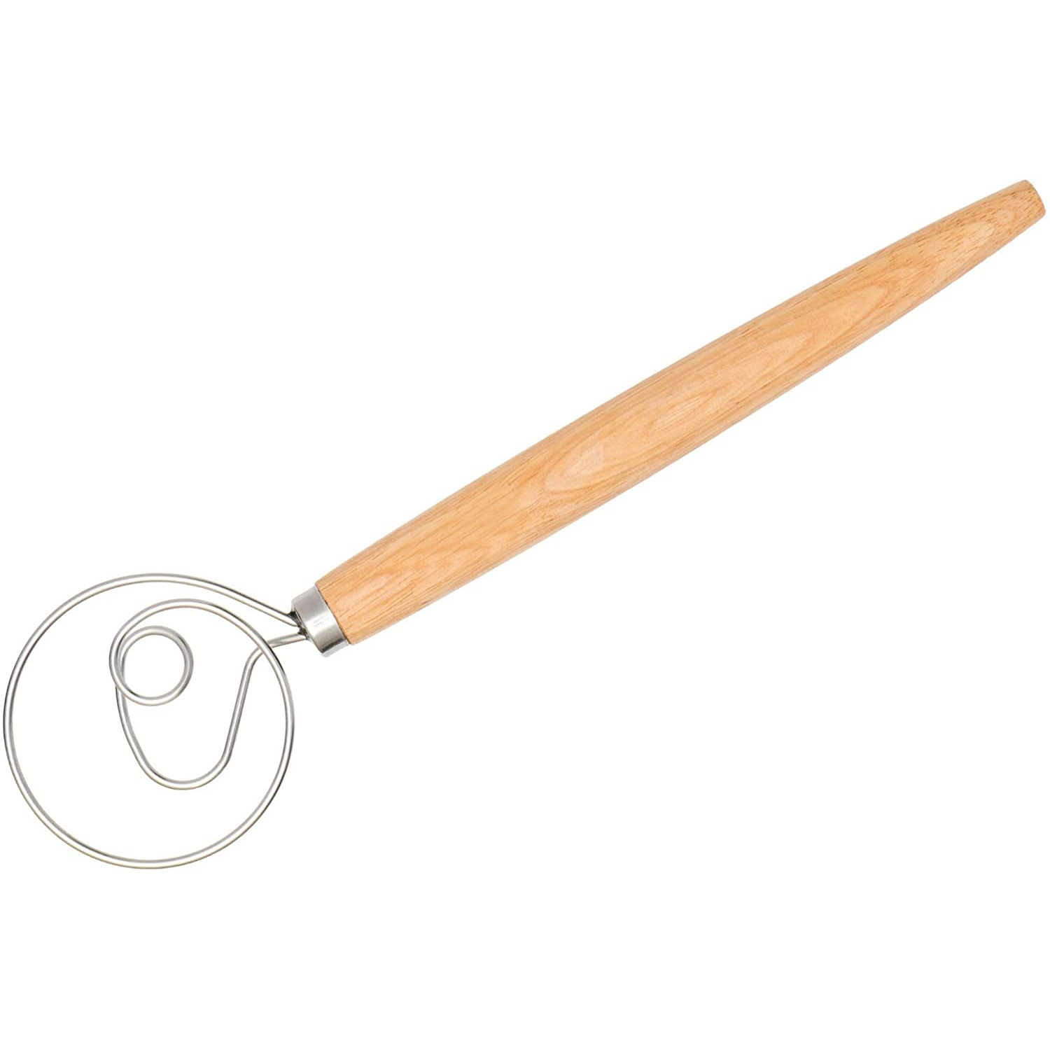 AY-BKW3029 danish dough whisk with wooden handle