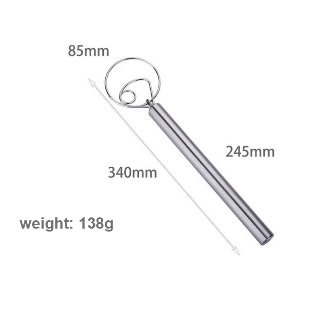 AY-BKW3035 enlarged handle dough whisk