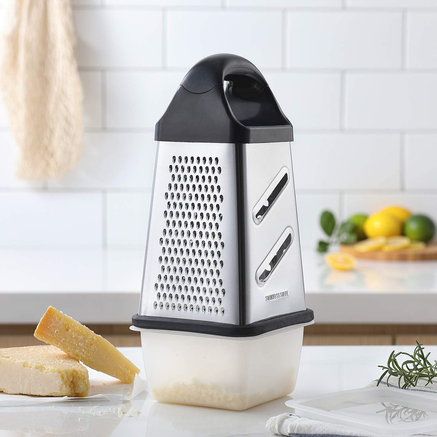 AY-KGP5056 10 inch 4 side grater with a container