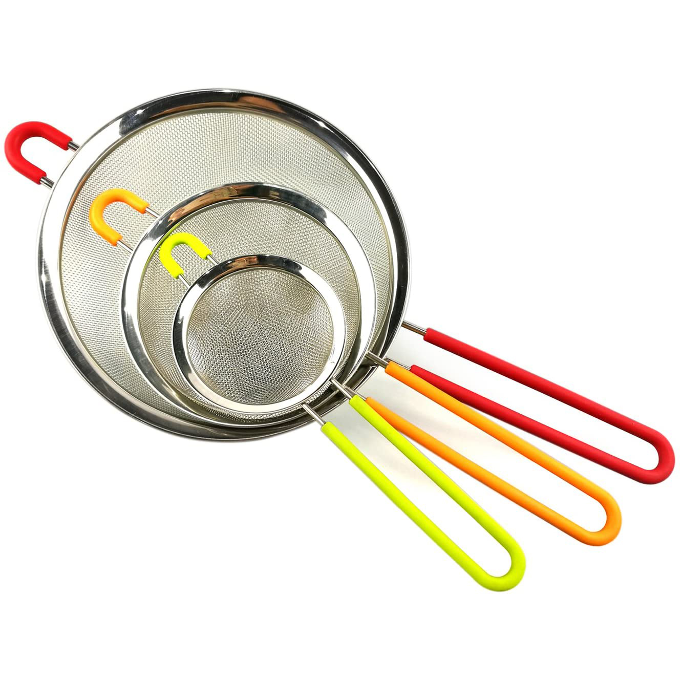 AY-KGS3111 silicone handle strainer for kitchen