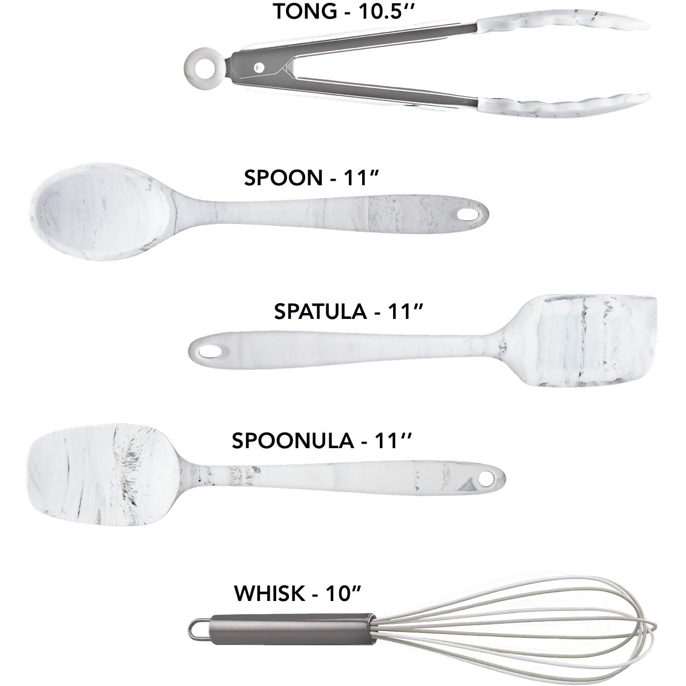AY-KGU5035 silicone utensils set