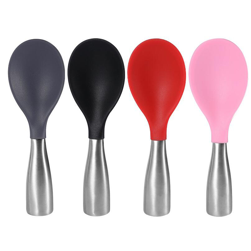 AY-KGU5054 silicone rice spoon standable