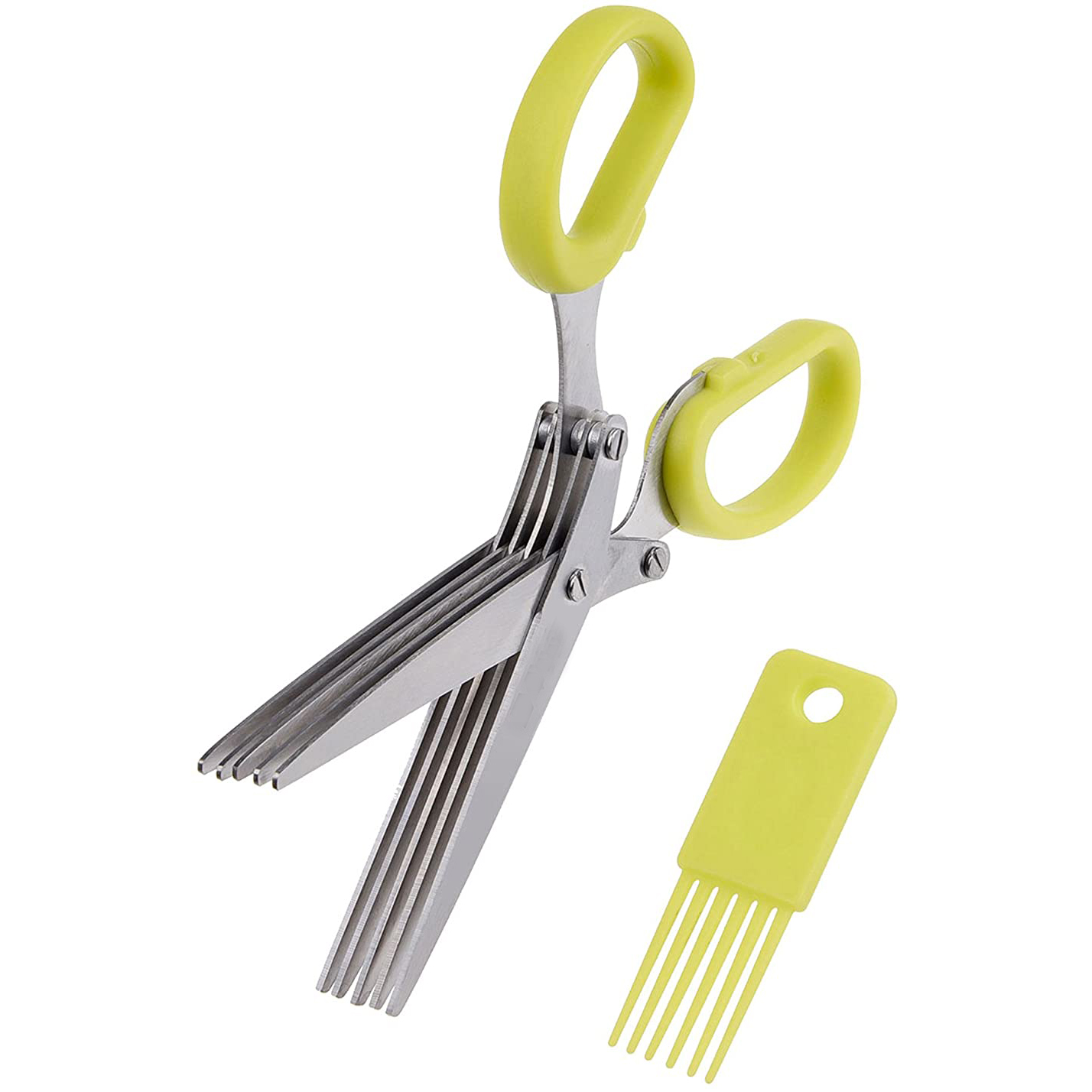 AY-S1041 7.5 inch herb scissor with a cleaning brush