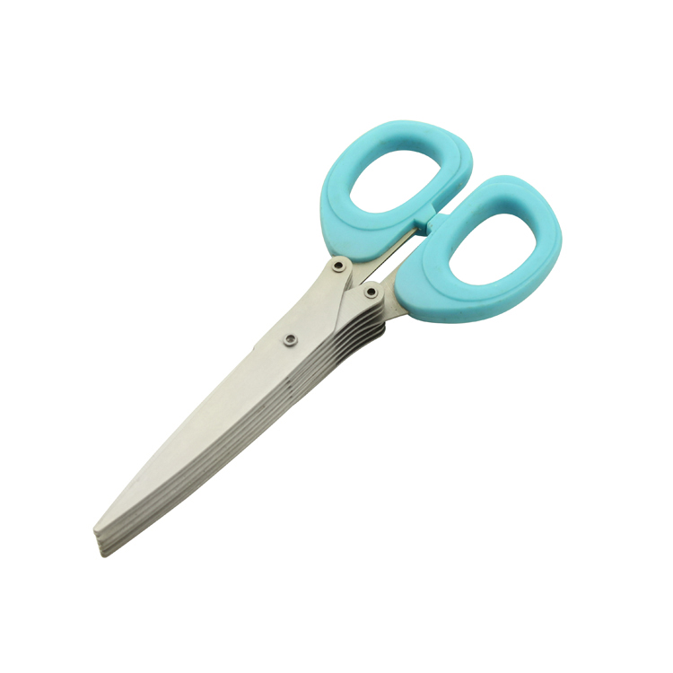 AY-S1046  7 inch 7 blades herb scissor